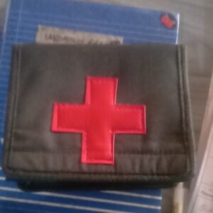 Black Leather Medicine Kit