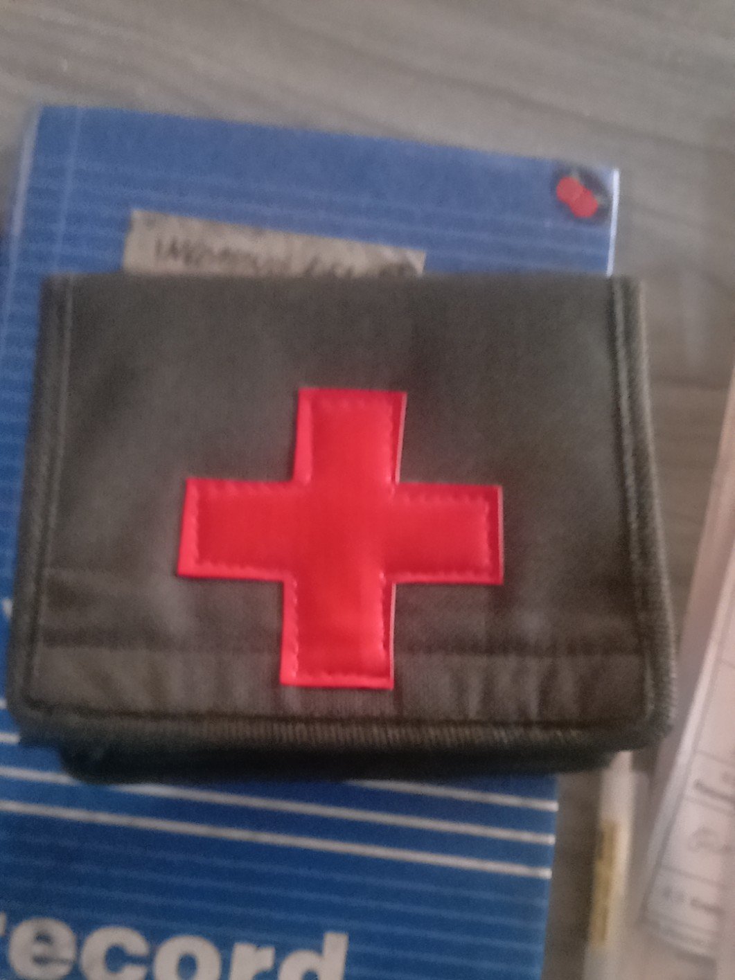 Black Leather Medicine Kit